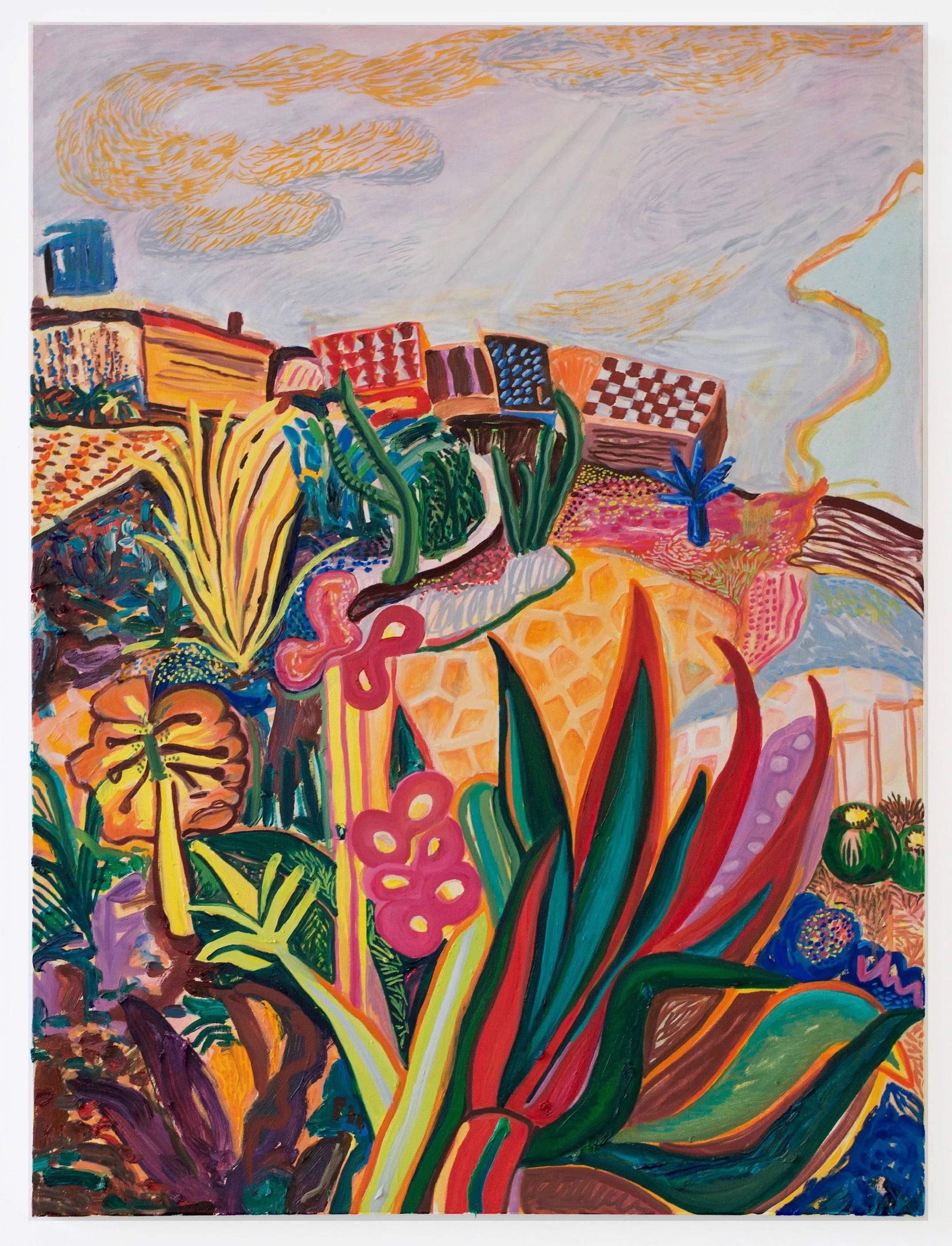 Jardin d'Eze I, 2016 Oil on canvas, 30" x 40"