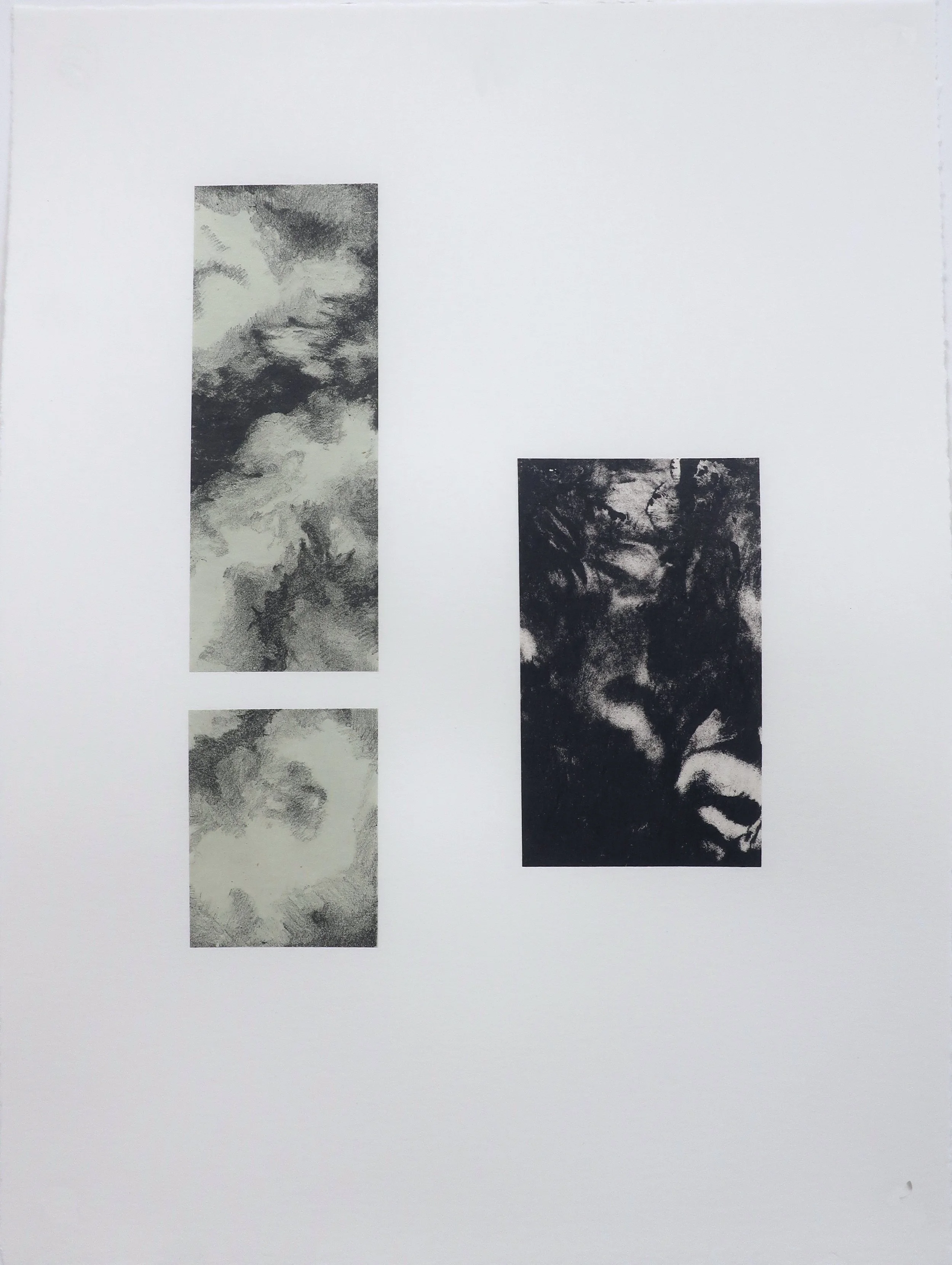 penumbra drift IV 2025 Lithograph on Awagami Kozo, Awagami Kitikata and Magnani Pescia 380 × 280