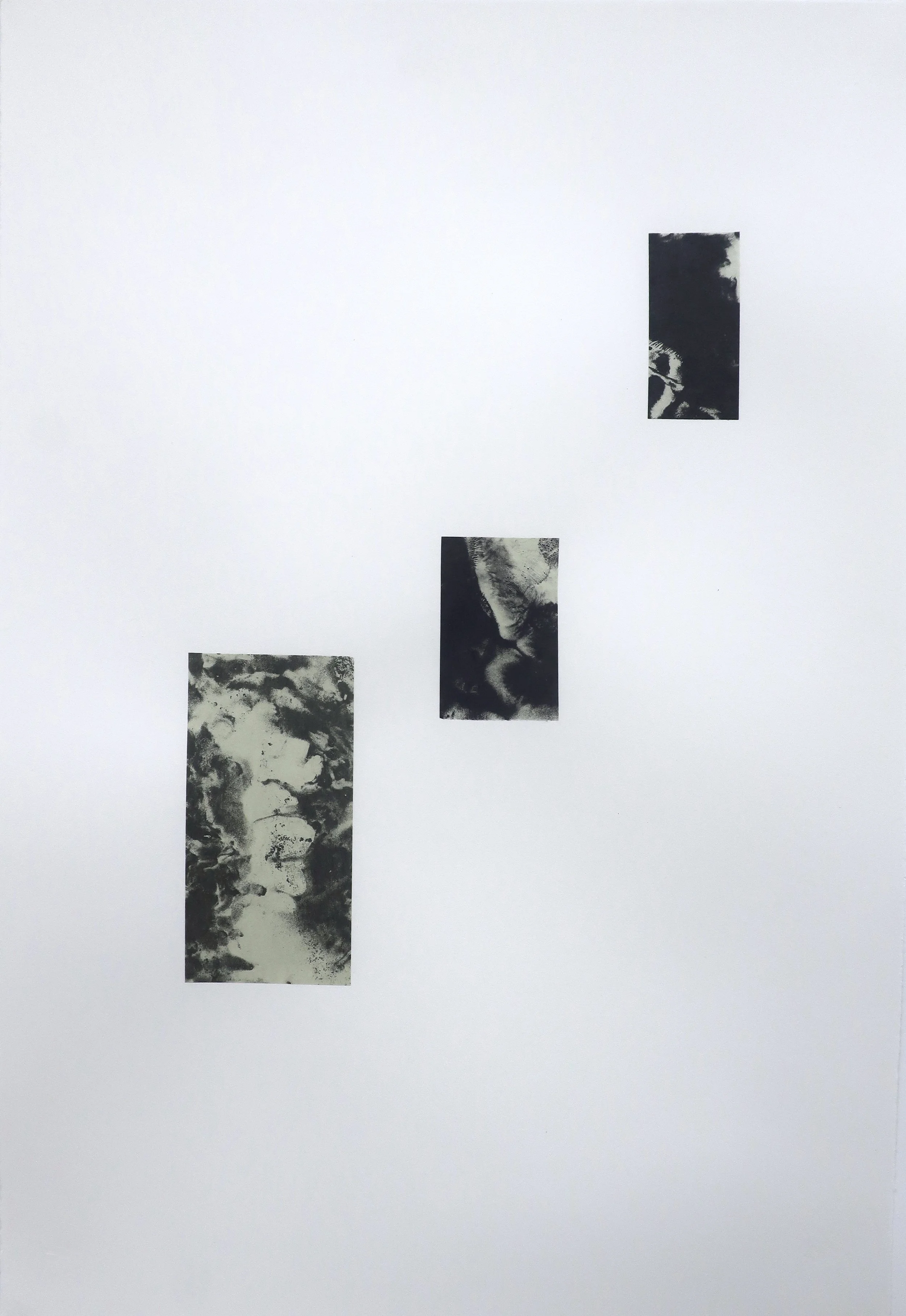 transient front IV 2025 Lithograph on Awagami Kozo, Awagami Kitikata and Magnani Pescia 560 × 380