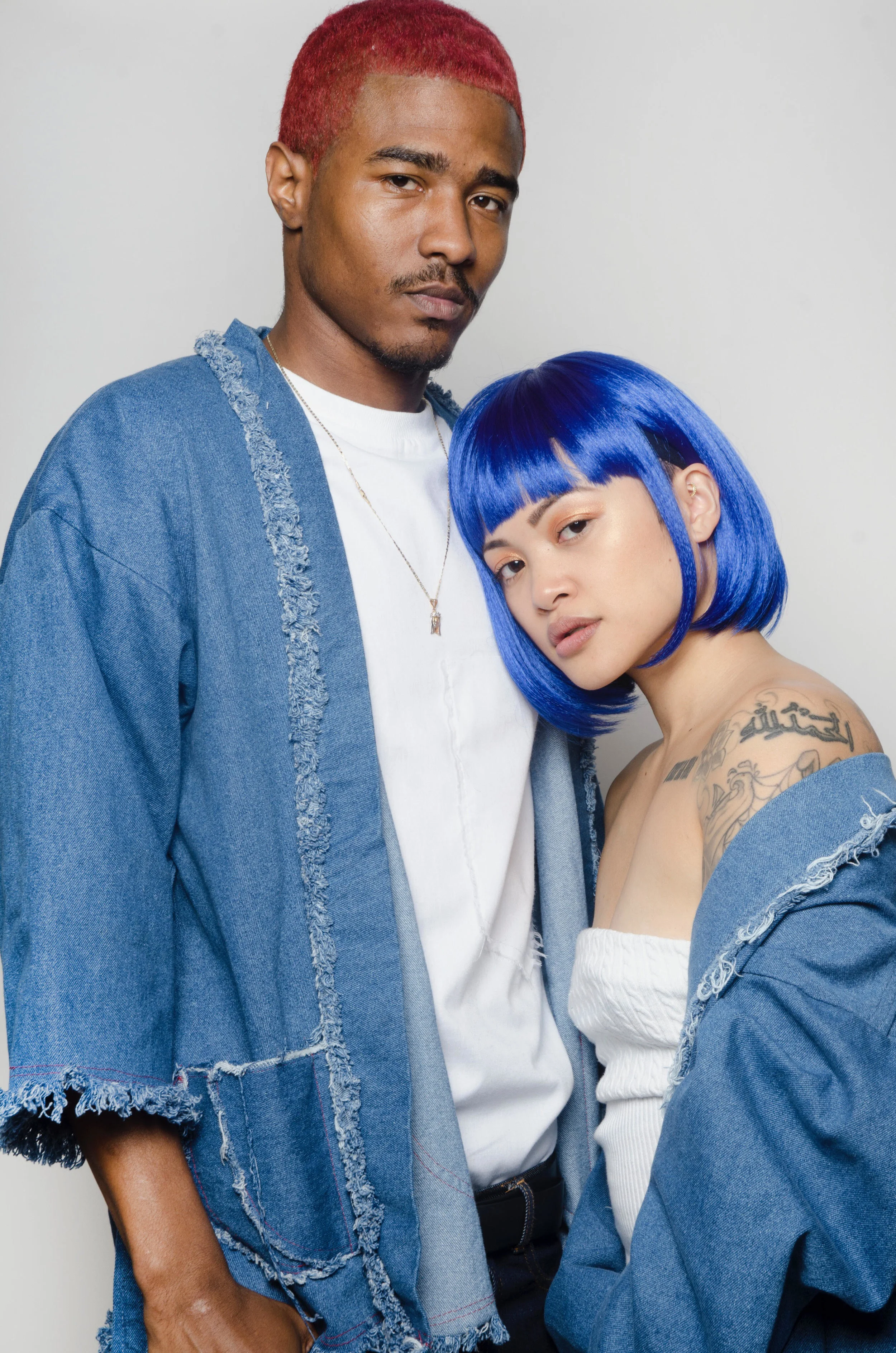 all photos by Bianca Garcia | models: Prentis (left) + DJ King Marie (right)