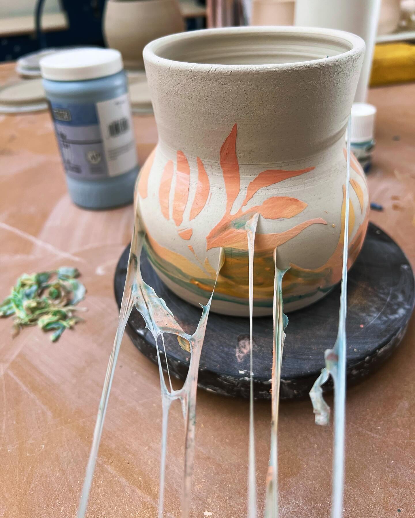 Getting that good peel&hellip;. #claysculpture #richmondvirginia #ceramics #ceramicstudio #handmadeceramics #ceramicsart #handbuiltceramics #functionalceramics #womeninceramics #ceramicshop #ceramicsartist #cuteceramics #pottery #potterystudio #handm