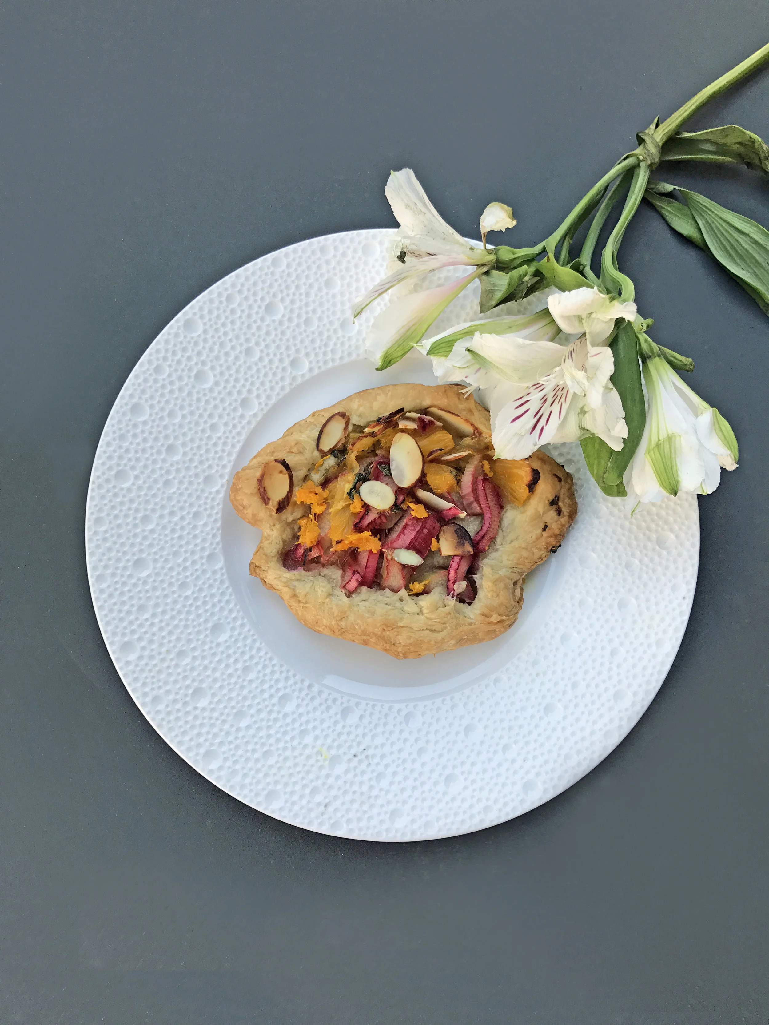 Orange Rhubarb Galette Recipe