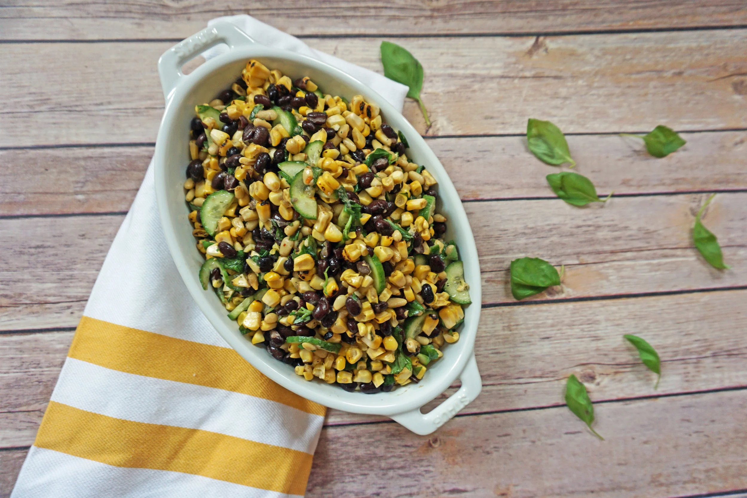 A Sweet Twist on a Corn and Black Bean Salad
