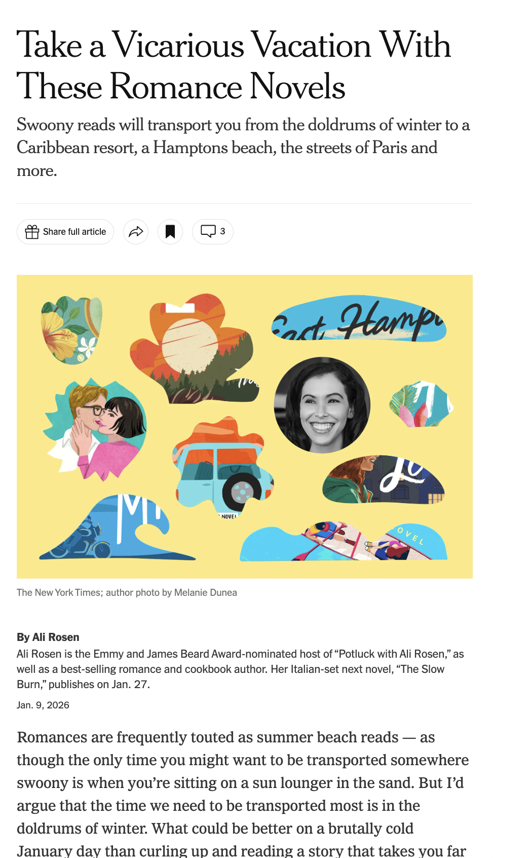 My Book Recs in the New York Times