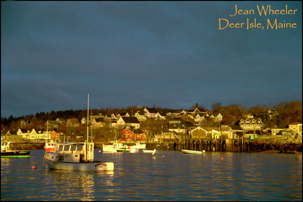 “Awakening” – sunrise in Stonington Harbor