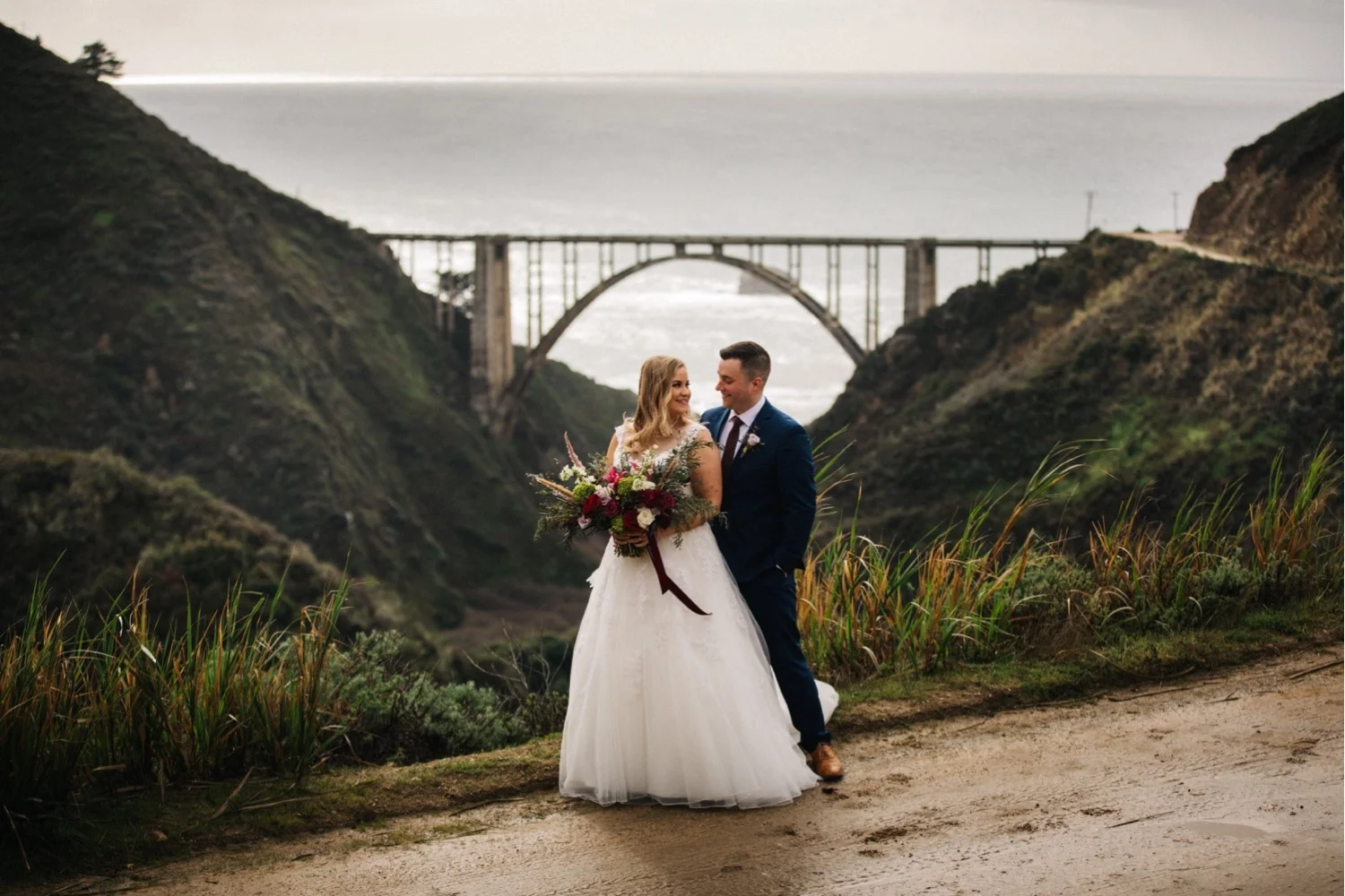 Featured: Bixby Bridge, made famous in my mind by The Bixby Canyon Bridge by Death Cab For Cutie. Very sad song, not wedding appropriate but I'm really into it.