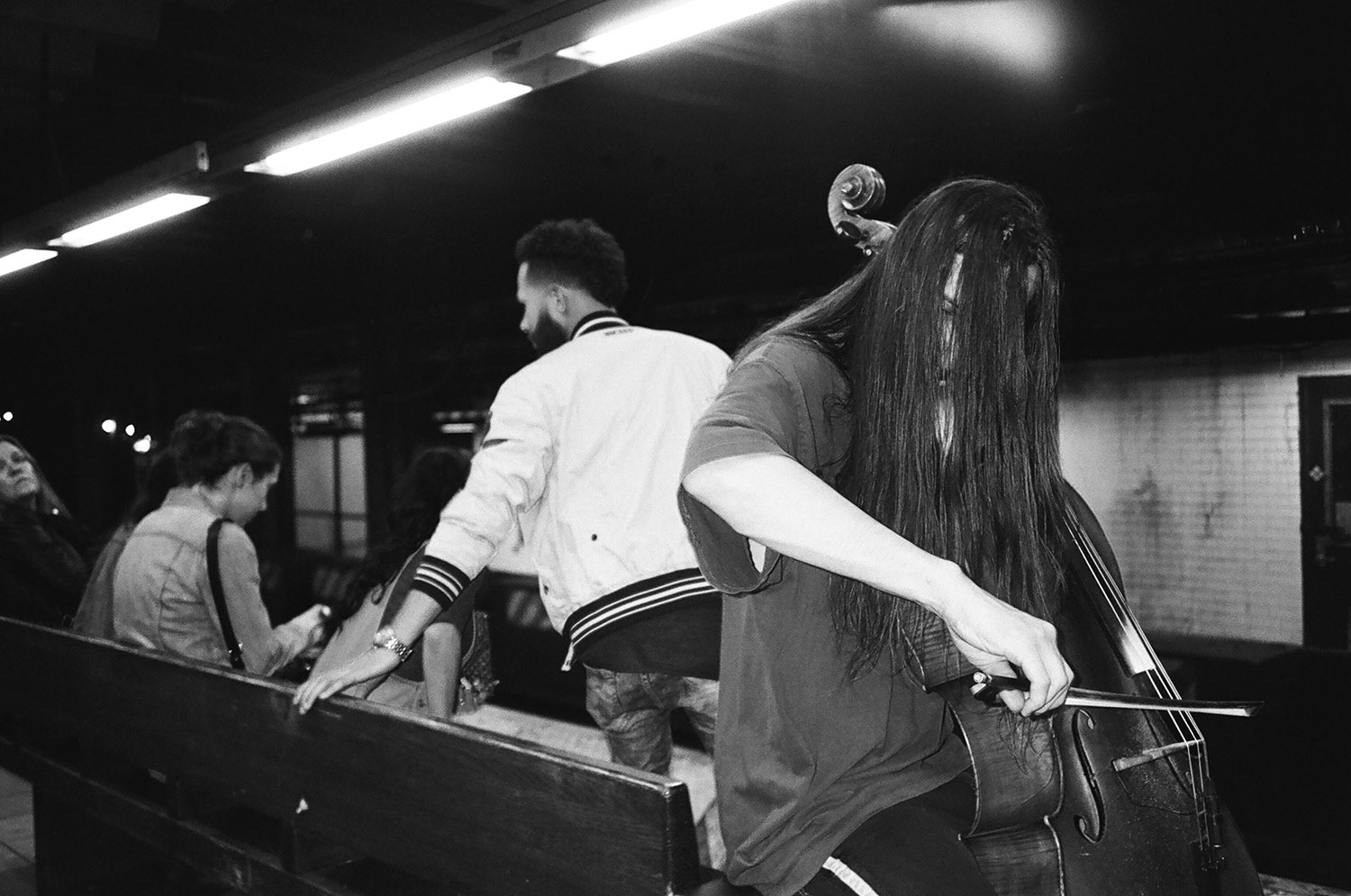 Cellist in a Brooklyn Subway April.jpg