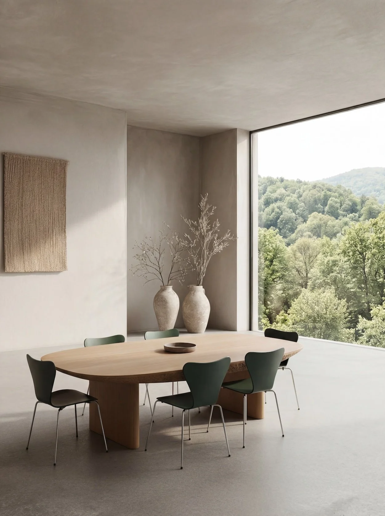 HARA table is a convivial sculpture, born from the meeting of an ancestral philosophy and a contemporary sensibility. 