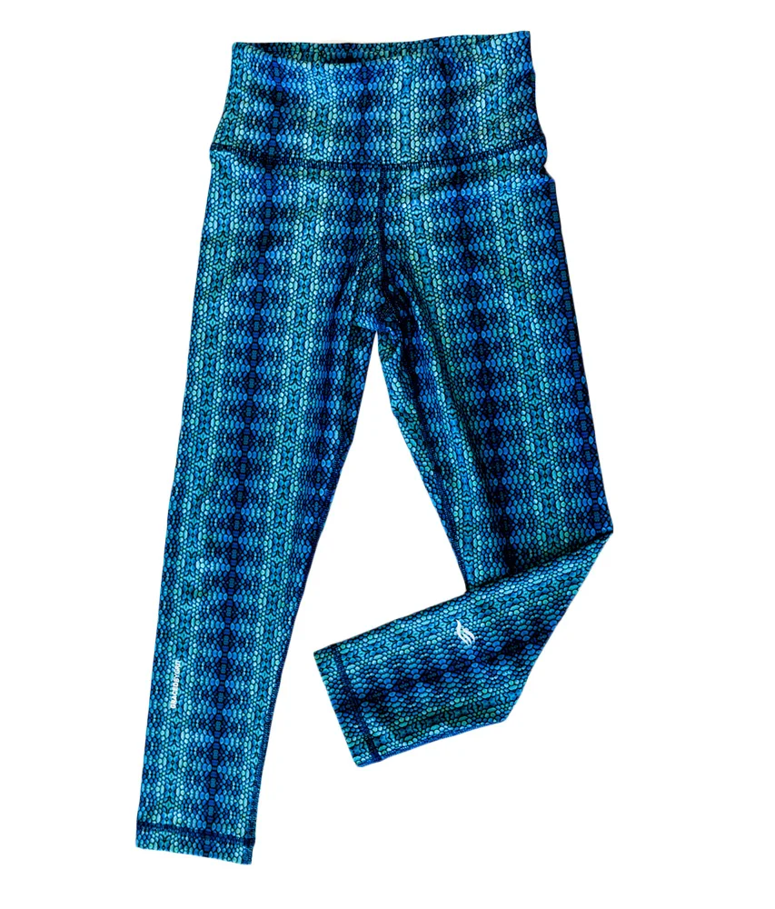 Seaside print design for GRACEDBYGRIT Mermaid Legging