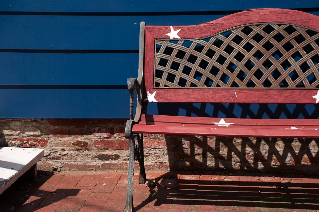 Star Spangled Bench © Lauren Peeler Brice