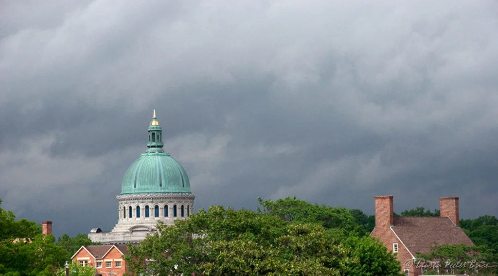 USNA Chapel and the Brice House © Lauren Peeler Brice