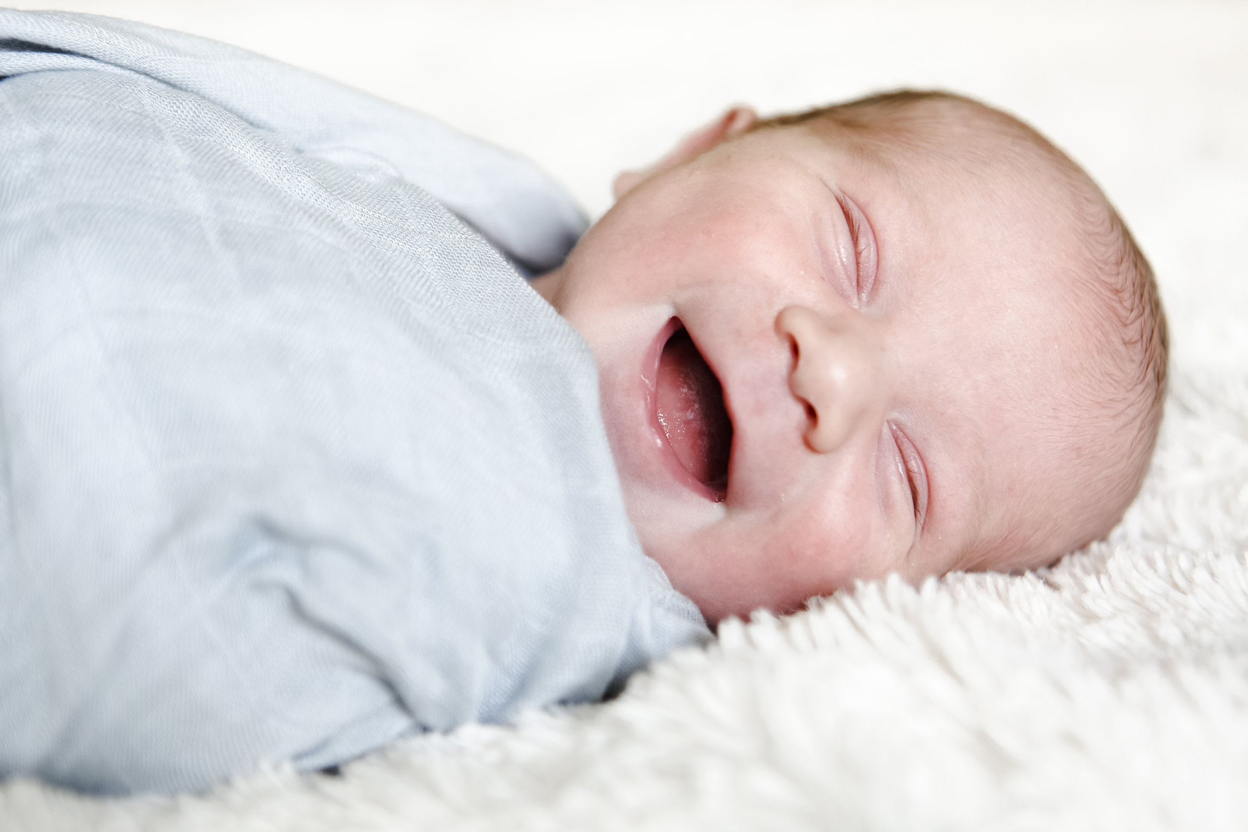 The happiest 1 week old baby I have EVER seen! 