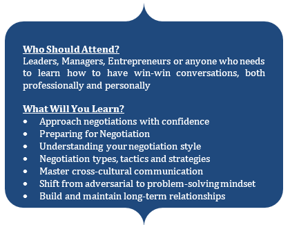 Negotiations MasterClass