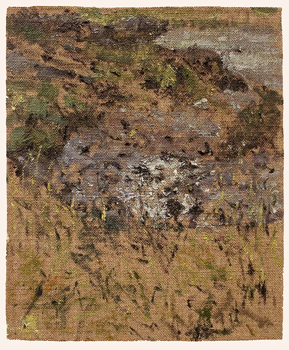   Low Tide, Afternoon   Oil on linen mounted panel  6 x 8 inches  2014 