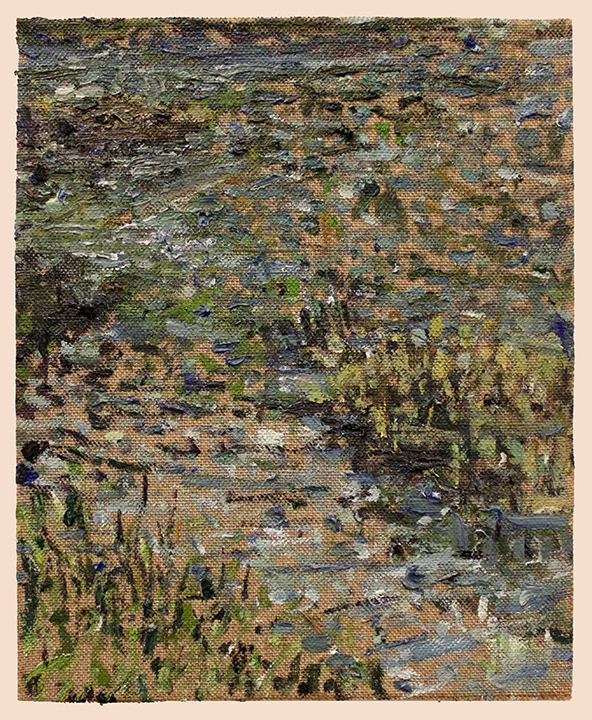  Rising Tide, Mid-Morning  Oil on linen mounted panel  6 x 8 inches  2014 