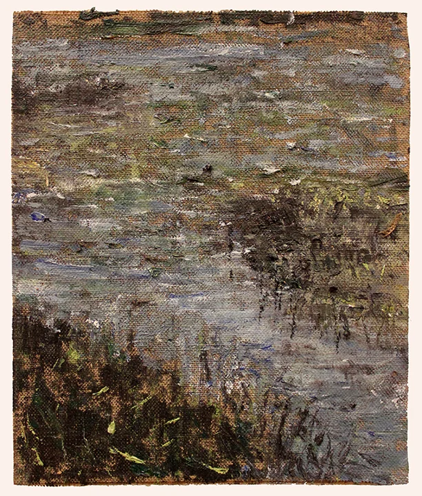   High Tide, Early Morning II   Oil on linen mounted panel  6 x 8 inches  2014 
