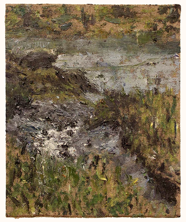   Low Tide, Late Afternoon II   Oil on linen mounted panel  6 x 8 inches  2014 