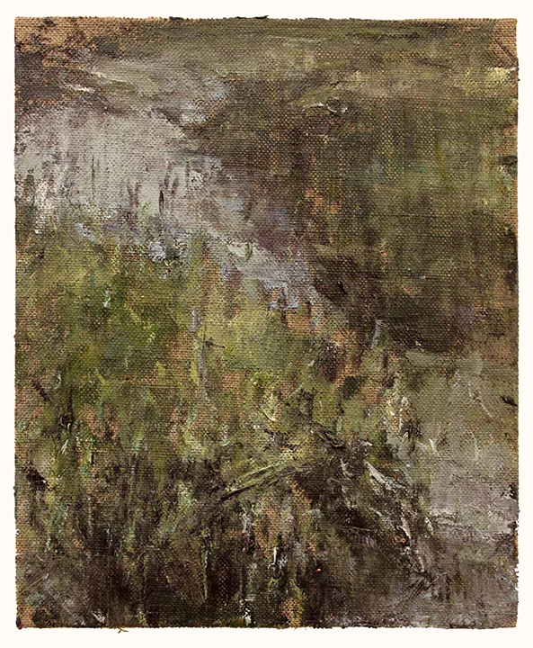   Rising Tide, Mid-Morning II   Oil on linen mounted panel  6 x 8 inches  2014 