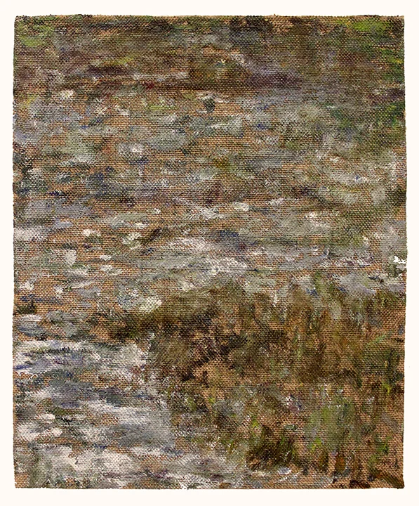   High Tide, Early Morning   Oil on linen mounted panel  6 x 8 inches  2014 