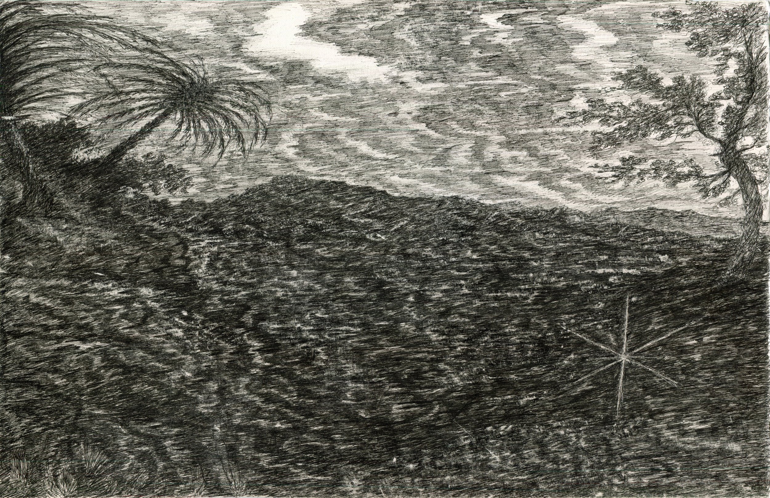   Ink on paper, 17 × 11 inches, 2025 