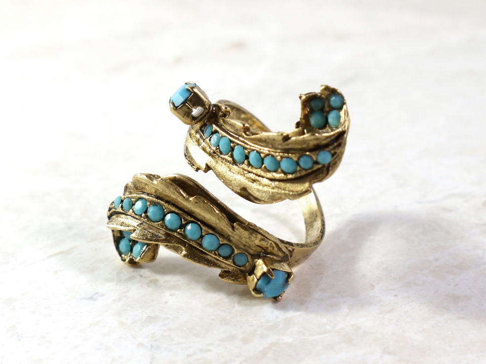 Rococo Swirl Ring, R214