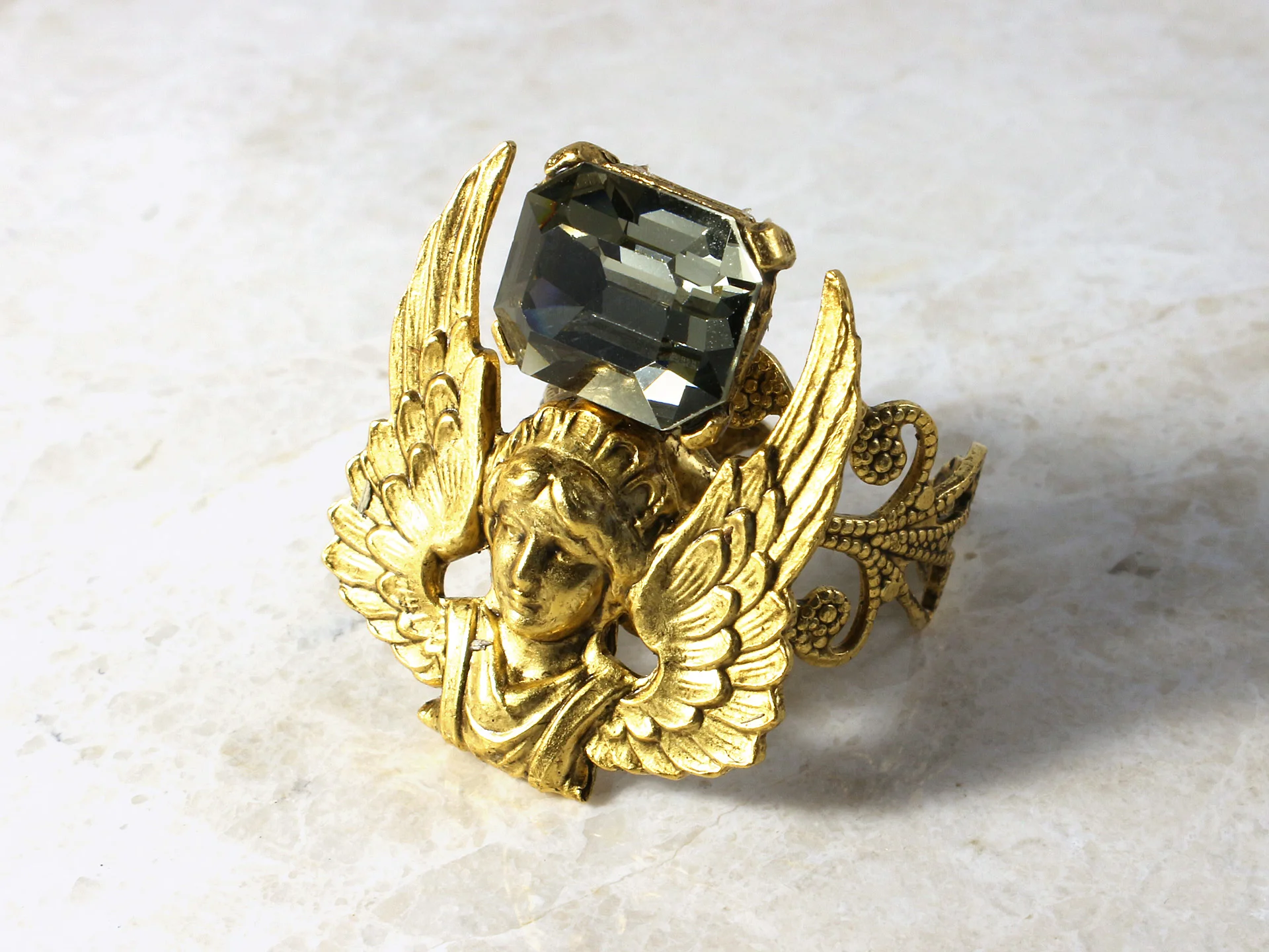 Winged Goddess Ring, R118 