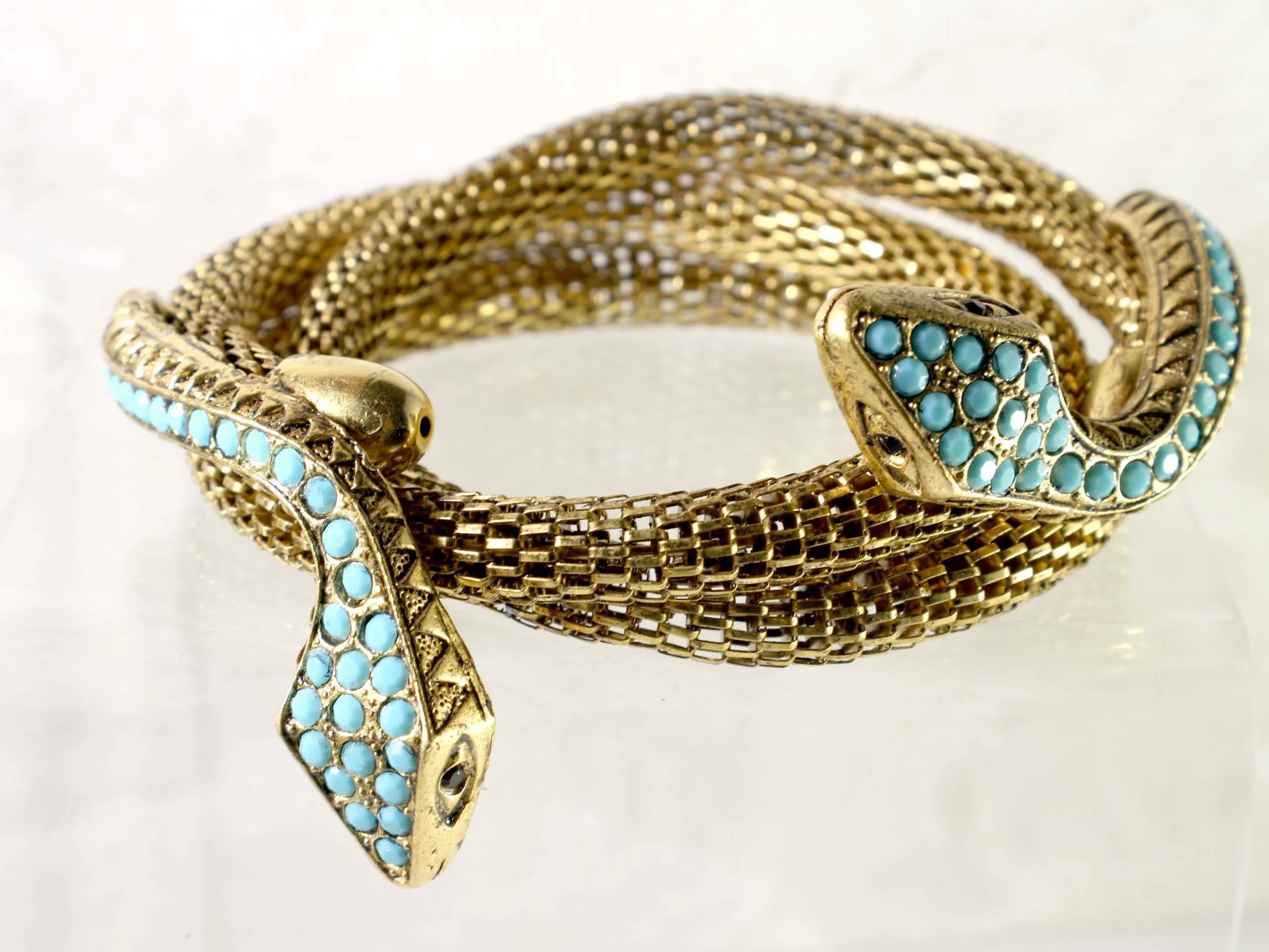 Coil Double Wrap Snake Bracelet