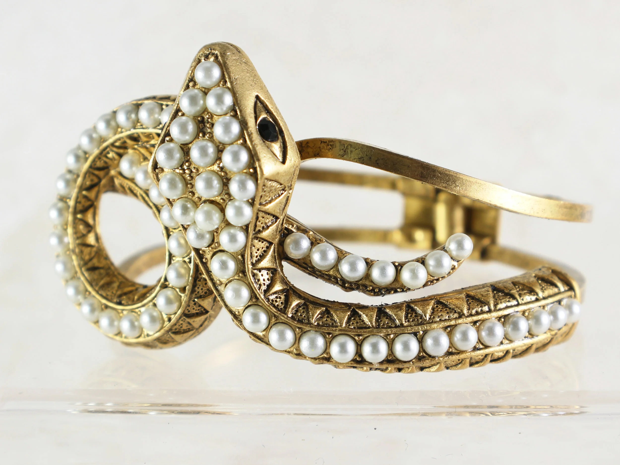 Pearl Snake Bracelet, BR120 PL