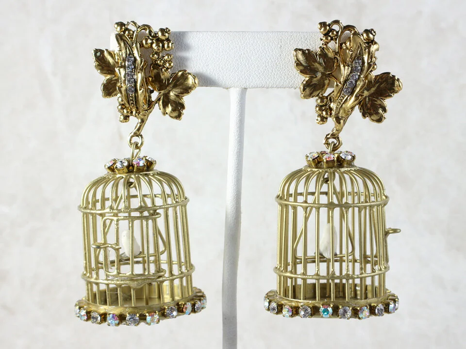 Birdcage Earrings