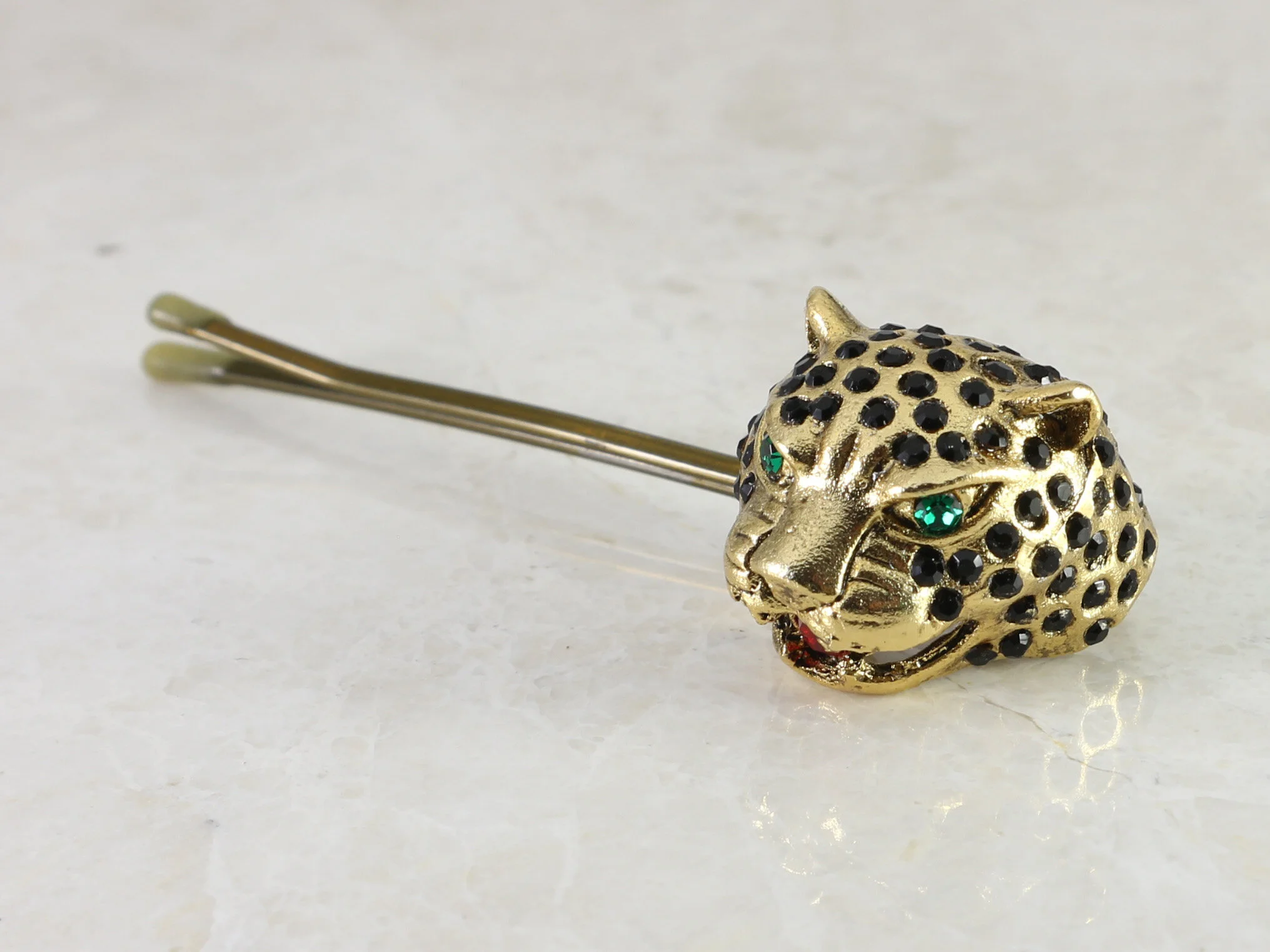Leopard Bobby Pin