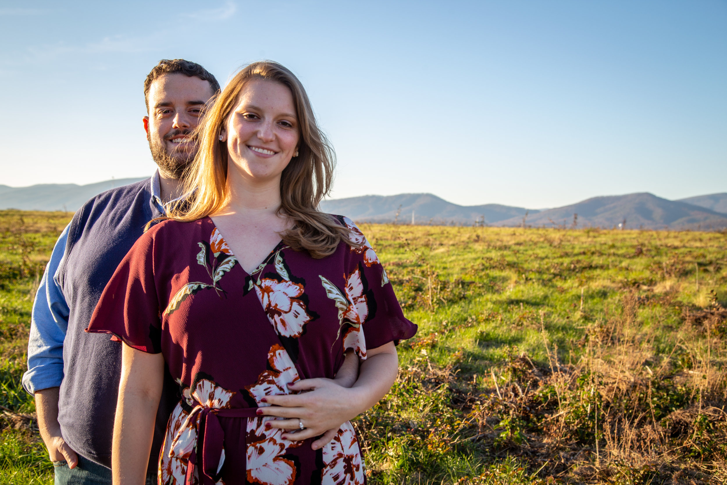Sunset-Roanoke-shakers-field-flare-airport-love-together-virginia-photography-shoot-together
