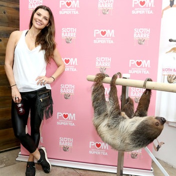 Ali+Landry+and+Lola+the+Sloth+at+POM+Wonderful+Sloth+Barre.jpg