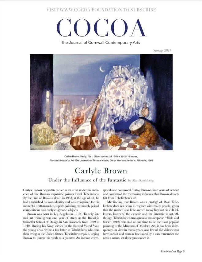 JOURNAL OF CORNWALL CONTEMPORARY ARTS