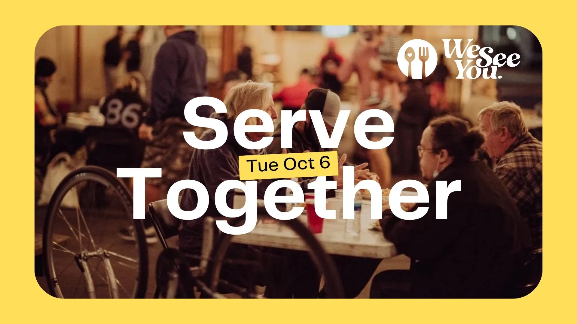 Serve at We See You San Diego's Dinner Party