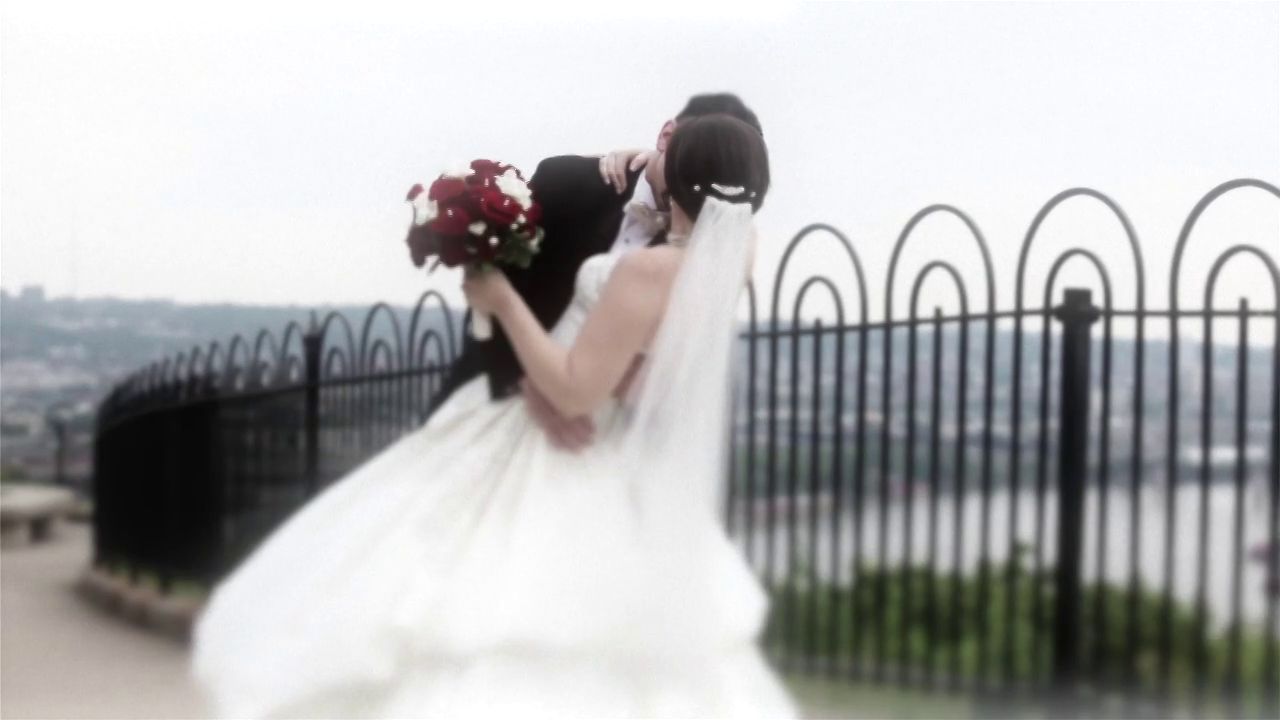 Jen and Mike's wedding day