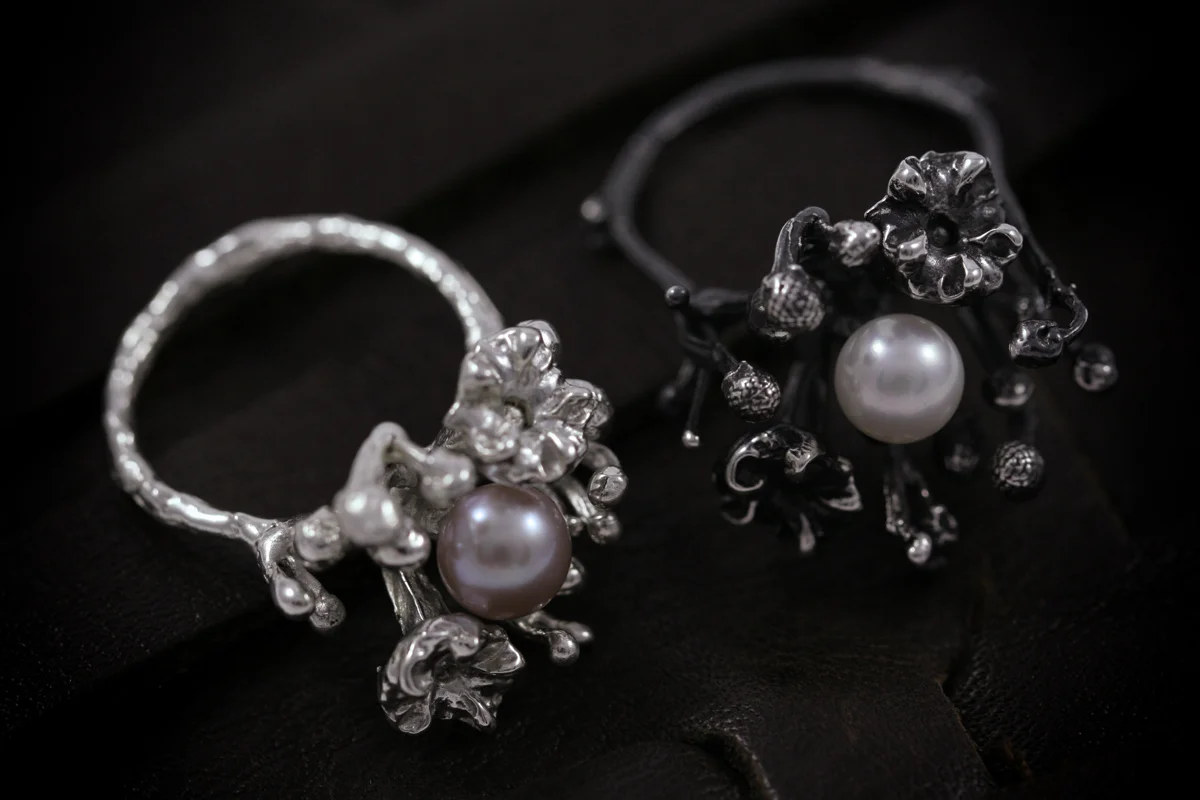 October and Dark October rings side by side