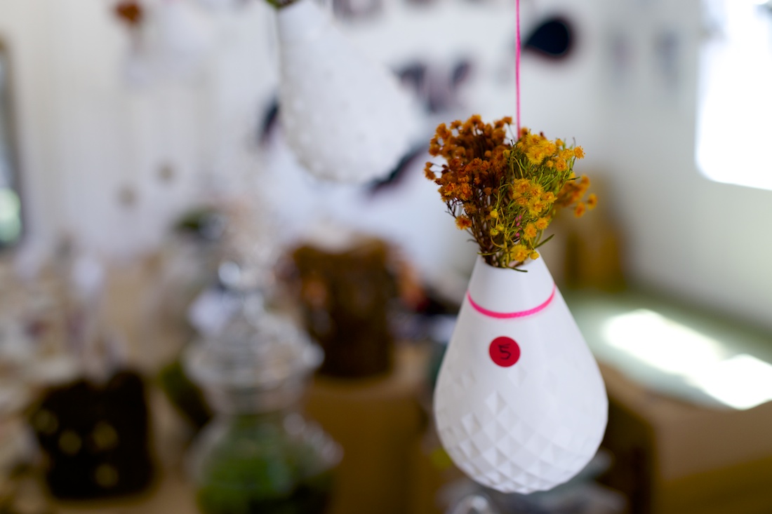 3D printed vases by Jess Lenton