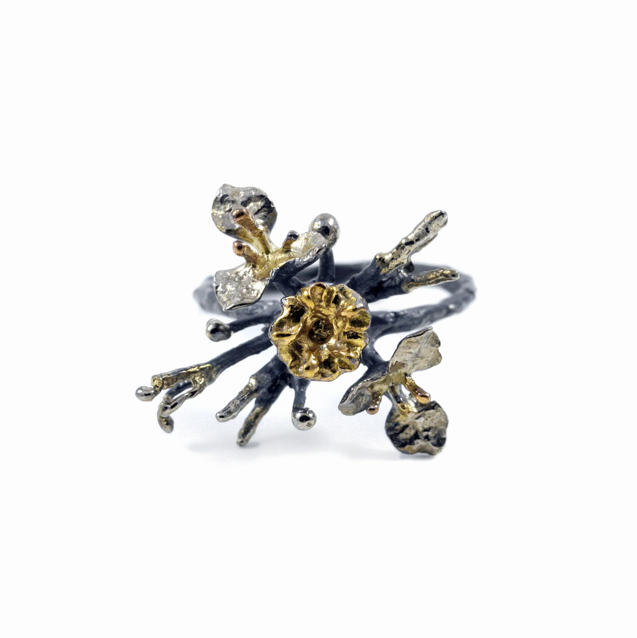 Tokyo June // Sterling silver, palladium and gold vermeil (2013)