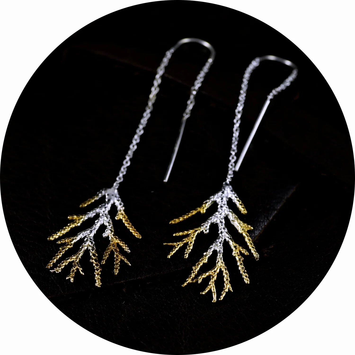 Tokyo Winter Earrings // Sterling silver, palladium and g old v ermeil (2013)