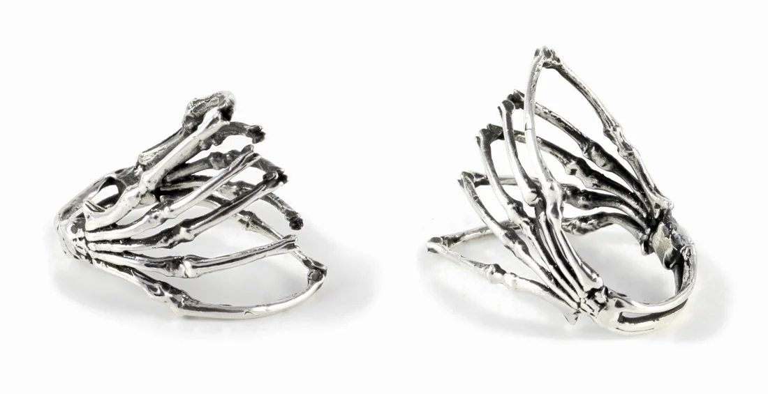 Touching Rings // solid Argentium Sterling Silver (2012)