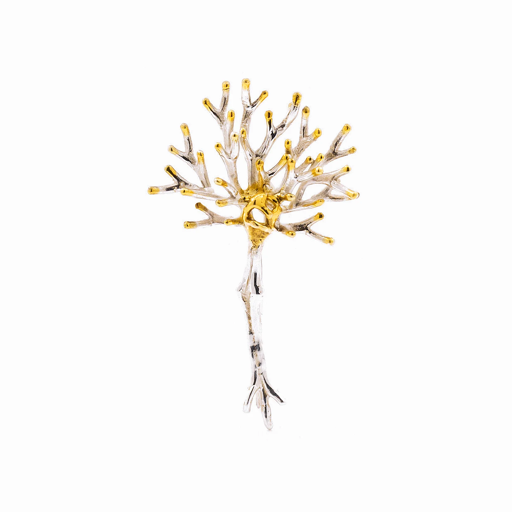 Neuron Pin | Sterling silver.