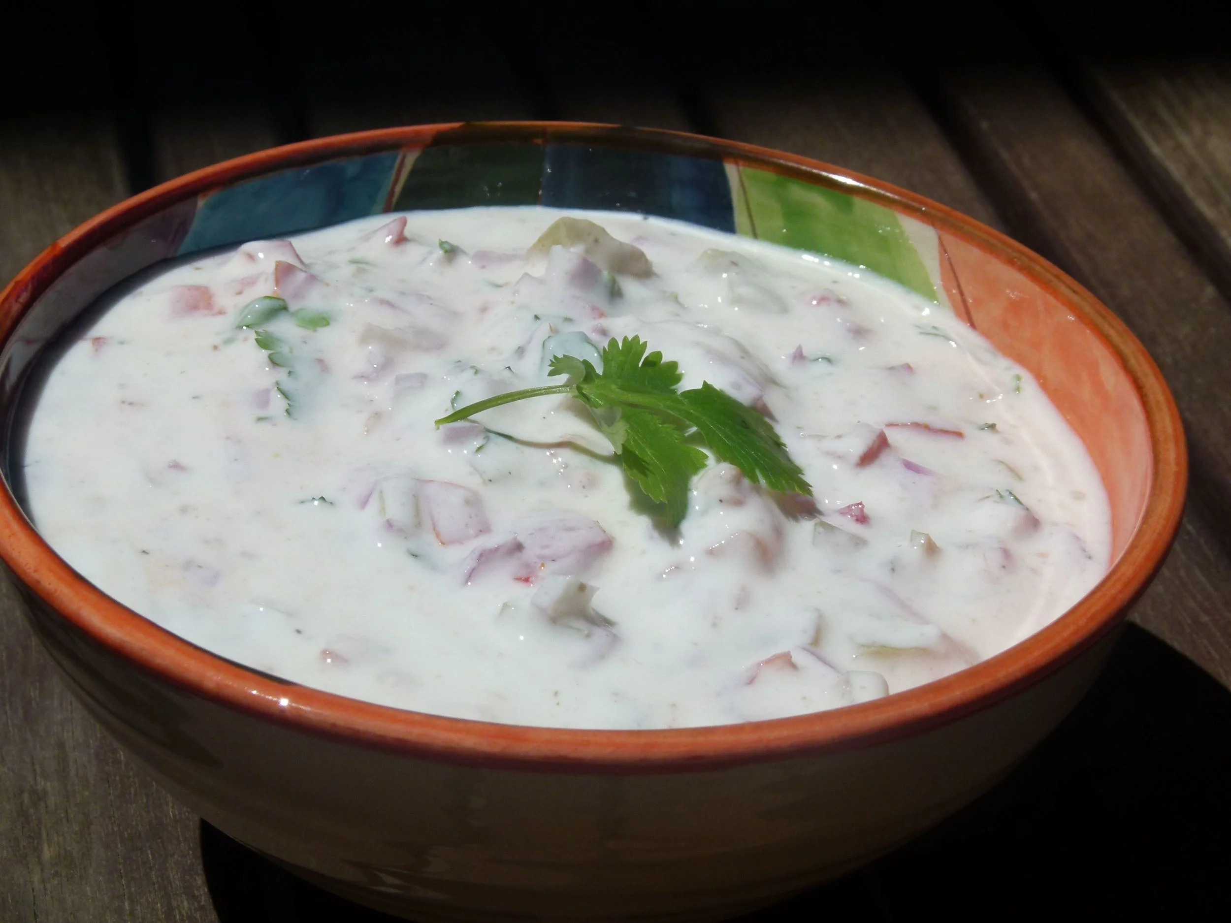 Raita, ensalada de yogúr