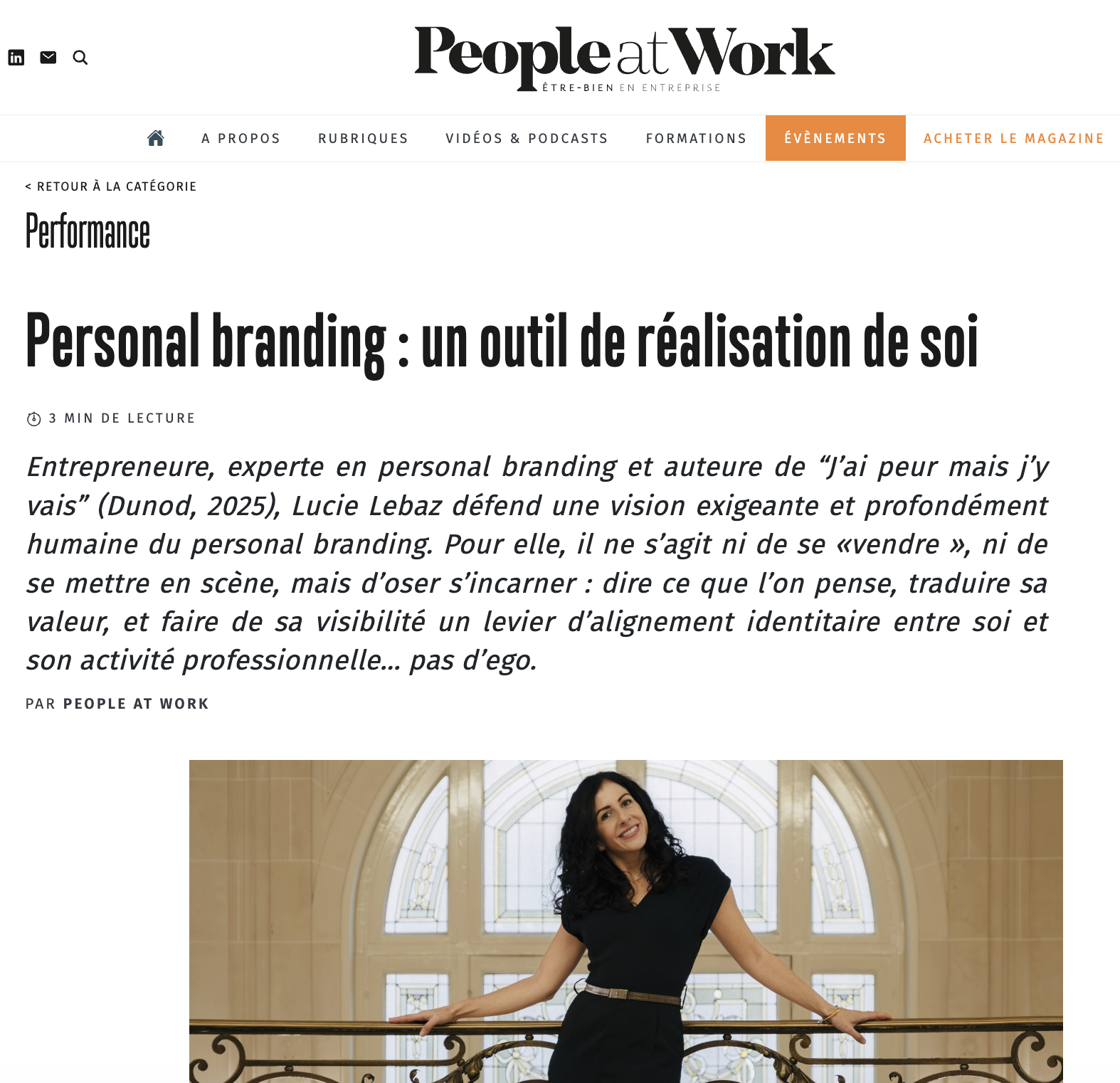 People at Work avec Lucie Lebaz