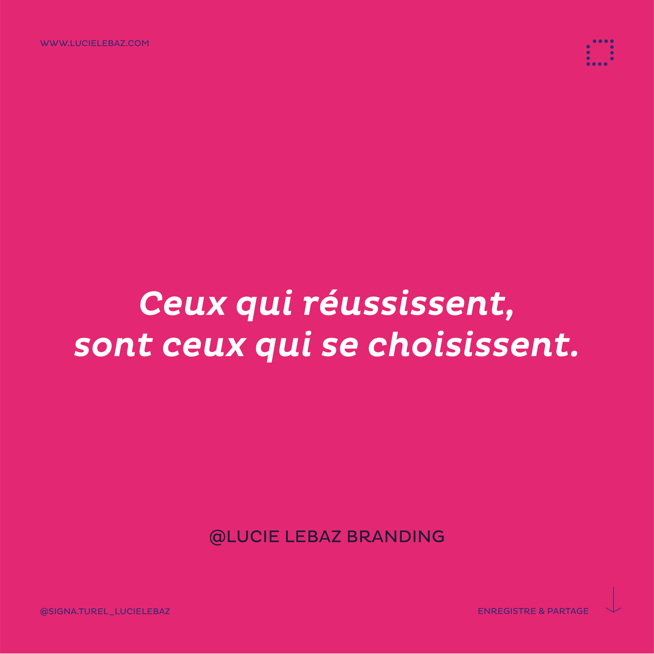 La réussite est une notion toute relative.