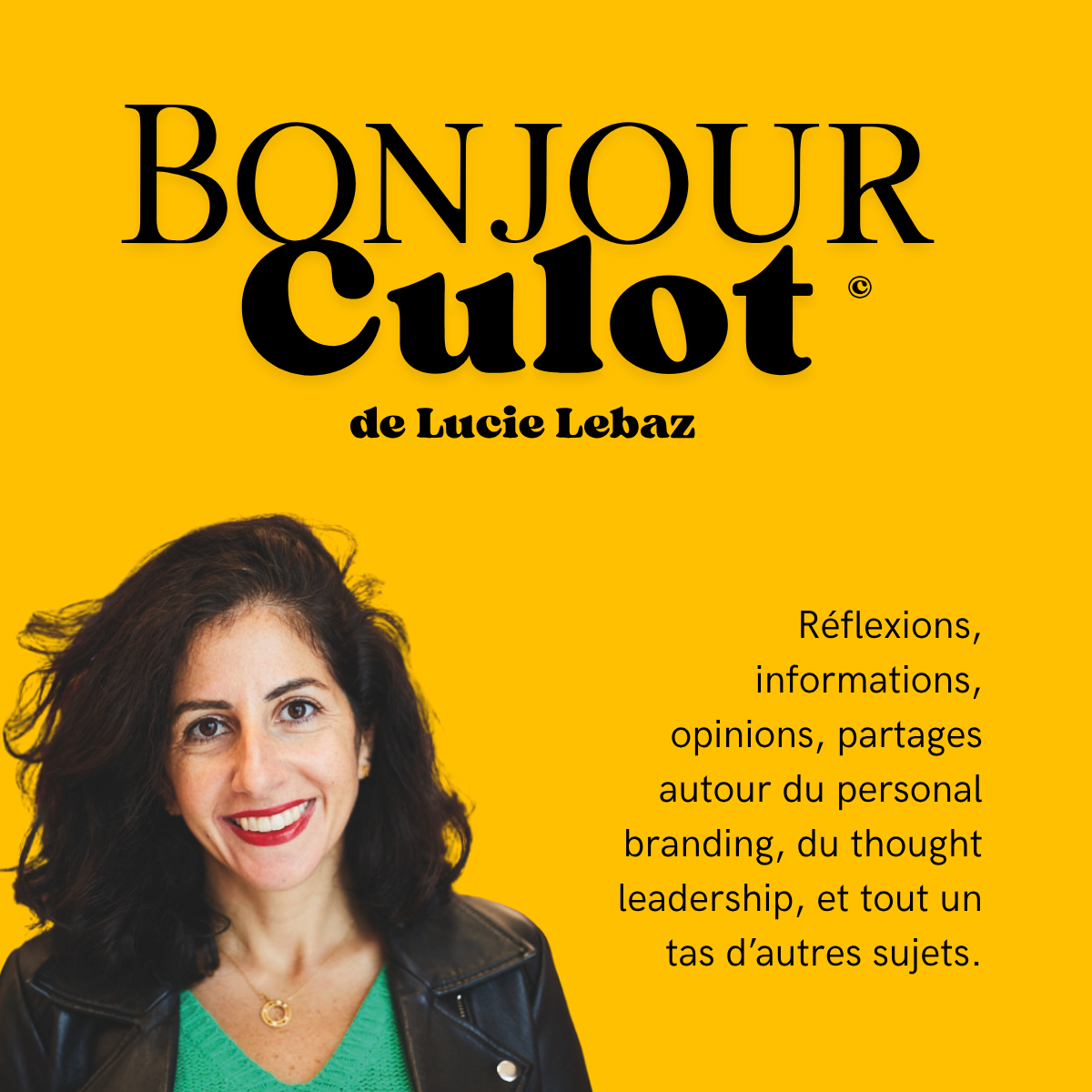 Newsletter Bonjour Culot de Lucie Lebaz