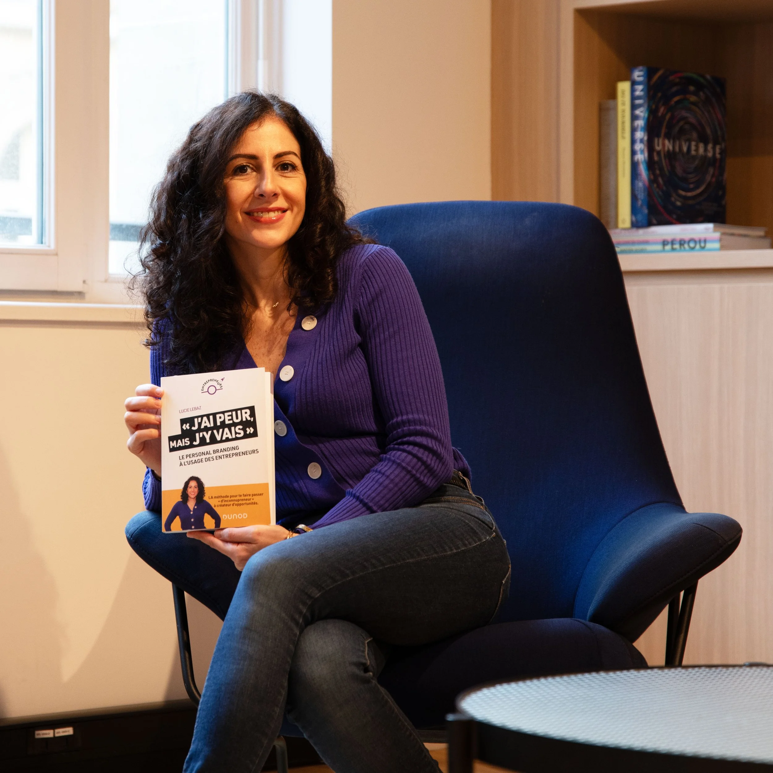 Lucie Lebaz, Auteure de 'J'ai peur, mais j'y vais' (DUNOD).