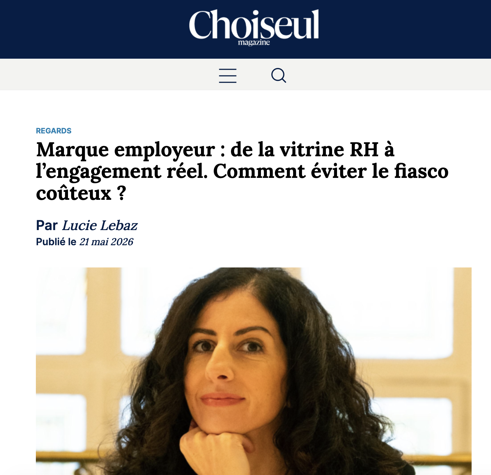 Marque employeur : de la vitrine RH à l’engagement réel. Comment éviter le fiasco coûteux ? Choiseul Magazine