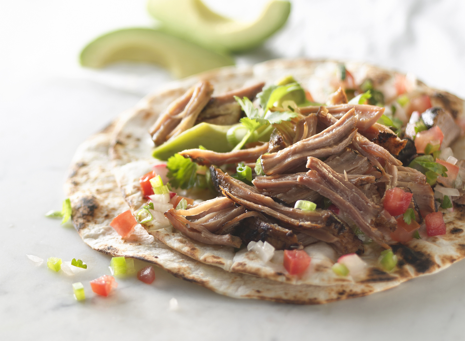 Seared Carnitas Tacos | Tony Kubat Photography