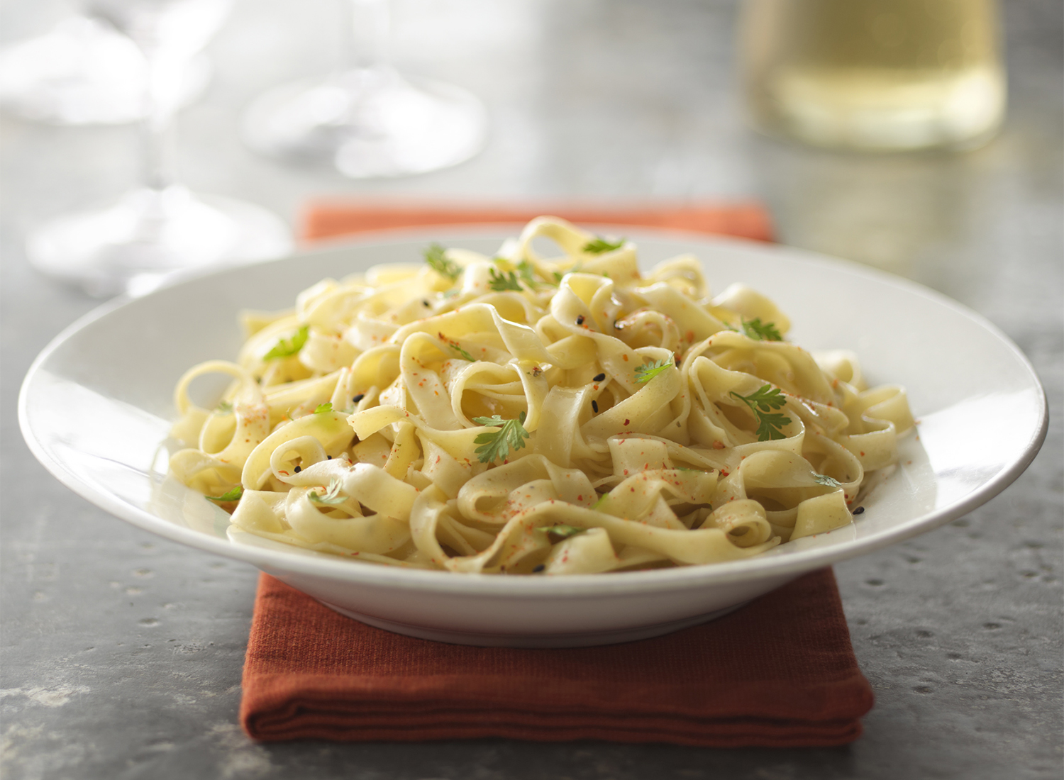 Homemade Pasta with Fresh Herbs | Tony Kubat Photography