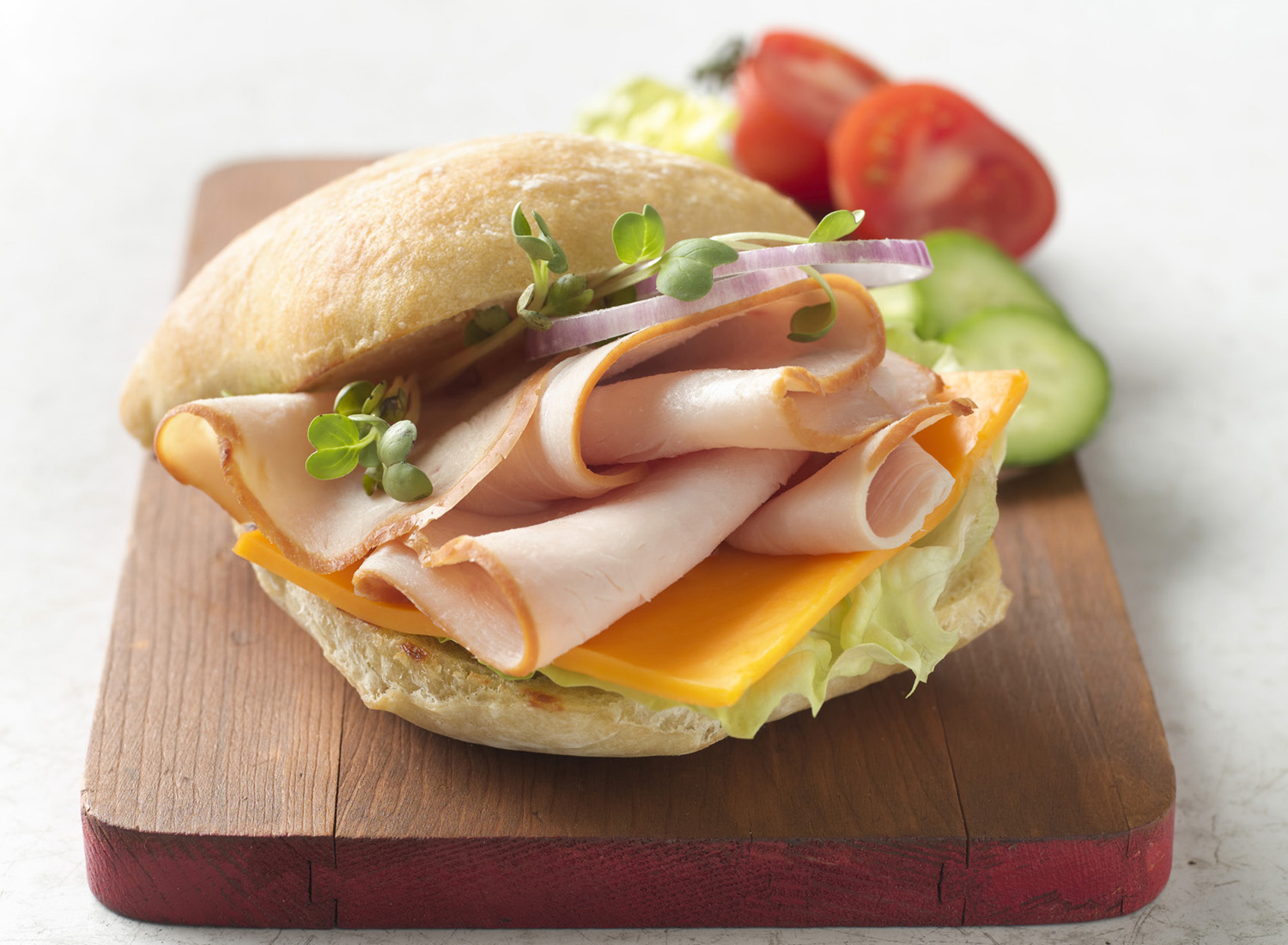 Sliced Turkey Sandwich | Tony Kubat Photography